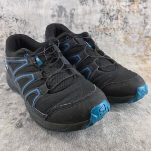 Salomon Speedcross Jr Hiking Shoes Youth 6 Black Trail Running 404820 Quicklace